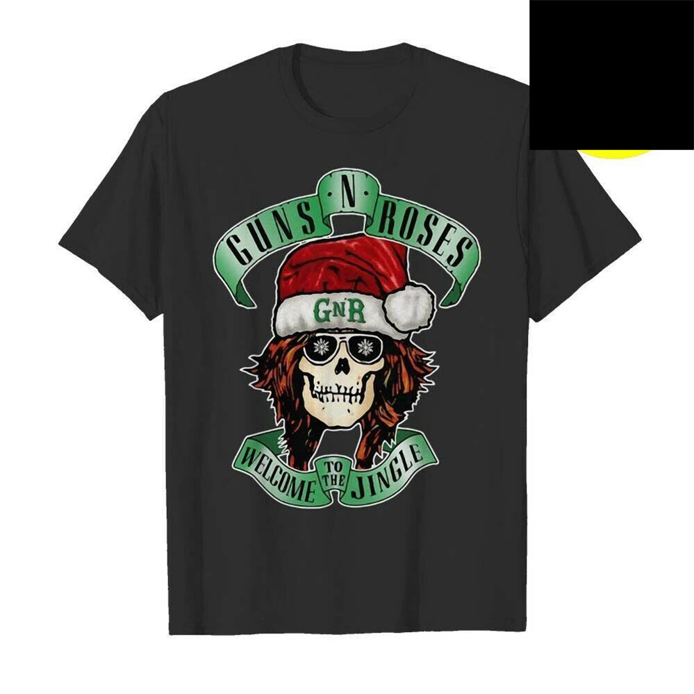Череп Санта пистолеты N Roses Gnr Добро пожаловать в джунгли Рождественский подарок