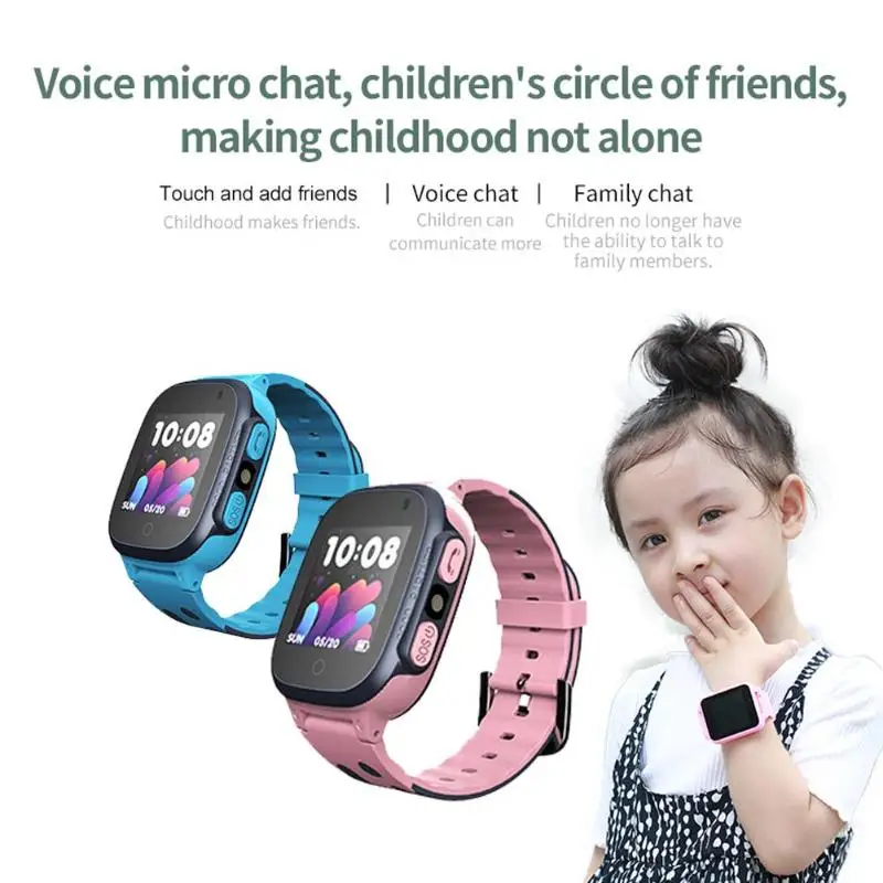 DS62 Kinder Smart Uhr Telefon Kamera Touchscreen SOS Call GPS Finder mit High-empfindlichkeit mikro