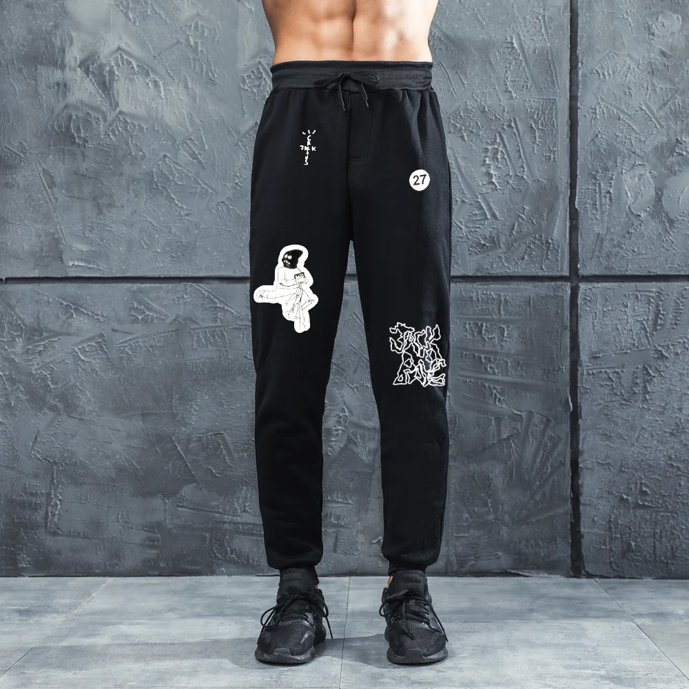 

Travis Scott Cactus Jack festival world globe Astroworld Sweatpants Women Men Pants Drawstring Joggers Sweatpants
