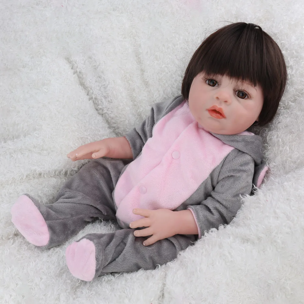 Виниловая игрушка для ванны, кукла-Слон, мультипликационный наряд, Bebe Reborn, 47 см, силиконовые куклы для девочек, кукла для новорожденных, игрушка для детей