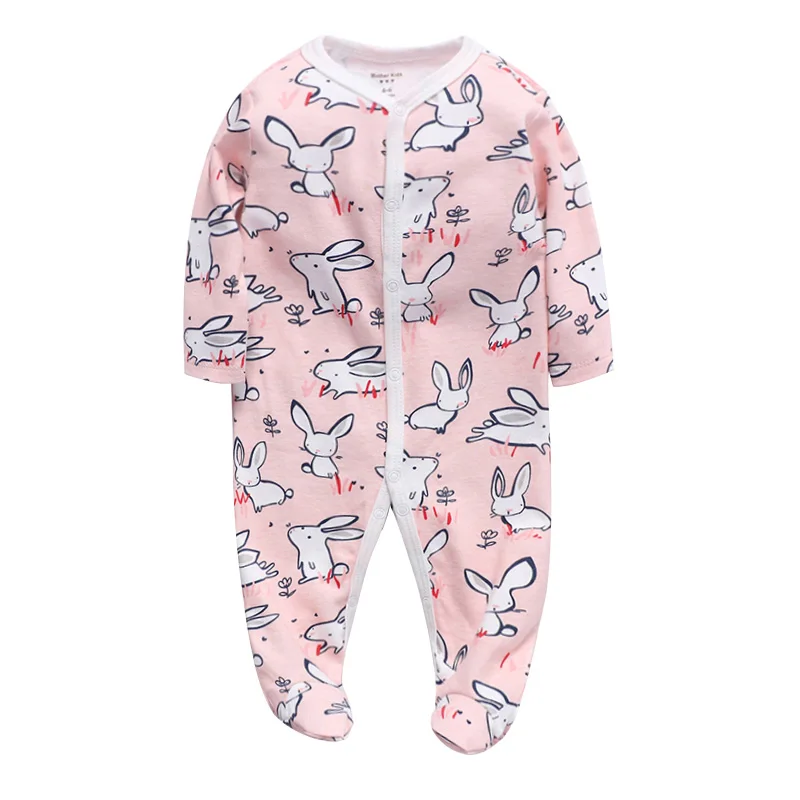 Детские комбинезоны для новорожденных, пижамы для сна 3, 6, 9, 12 месяцев, coton, одежда для маленьких мальчиков