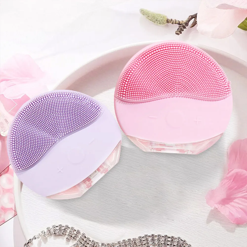 Sonic Face Cleansing Brush Skin Care Electric Silicone Facial Cleanser