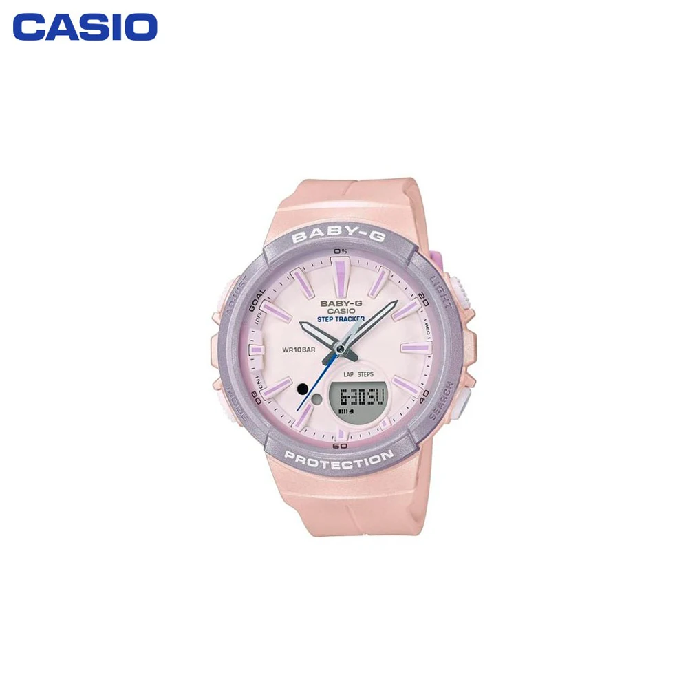 Наручные часы Casio BGS 100SC 4A женские кварцевые на пластиковом ремешке|Женские часы| |