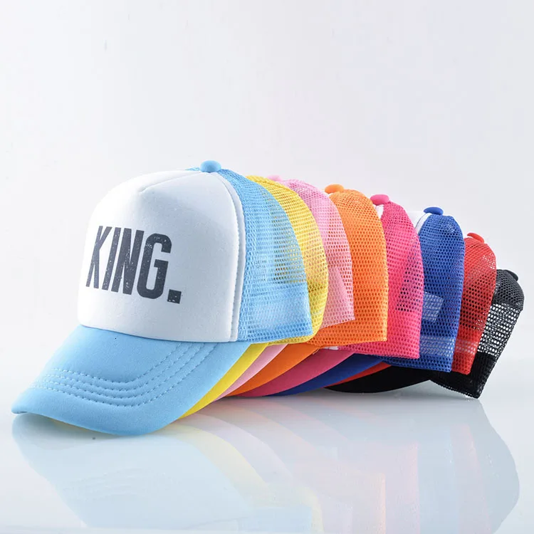 Детская кепка King queen, бейсболка для мальчиков, кепка King queen, солнцезащитная Кепка для девочек