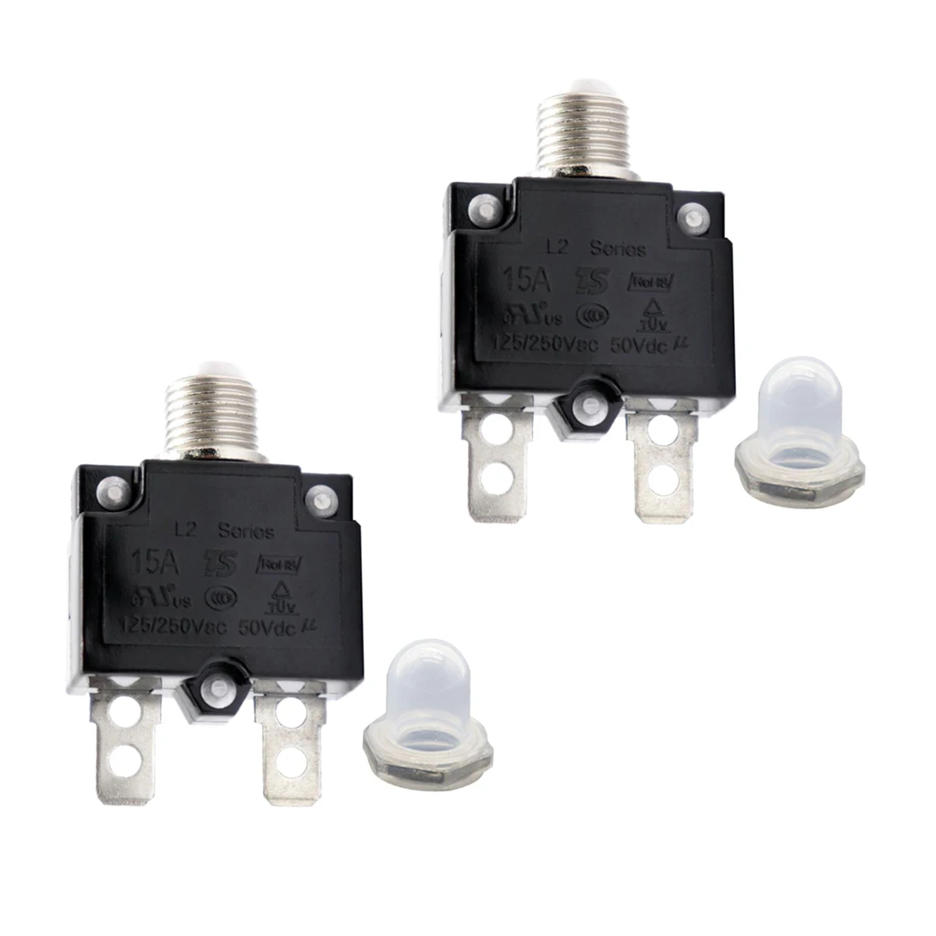 2X125/250 V 15Amp автоматический выключатель защита от перегрузки сменный предохранитель