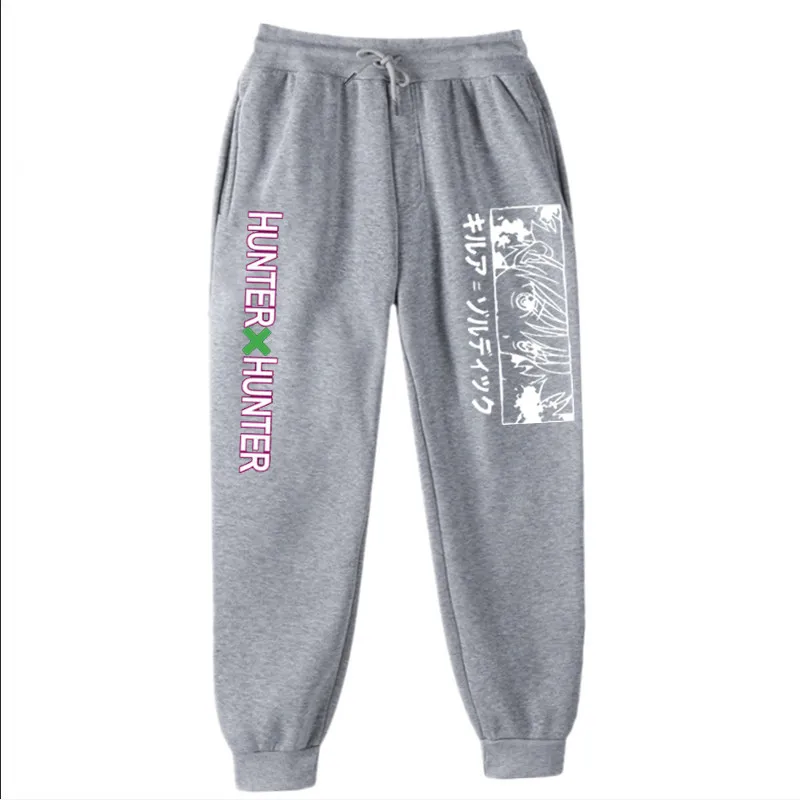 old navy sweatpants Japan Anime Hunter x Hunter Print pants Men's Sweatpants Joggers Lounge Pants Pockets Outdoor Hiking Running Trousers SweatpantS mens jogging bottoms Sweatpants