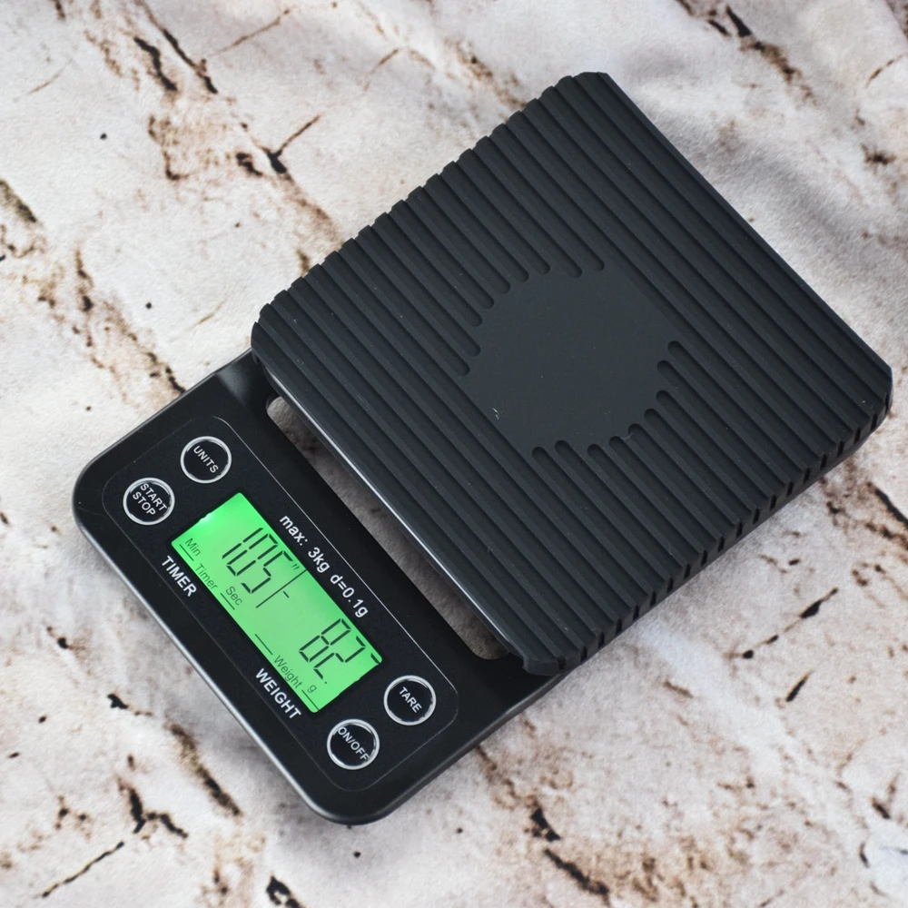 Eco coffee V60 капельная Кофеварка Мини цифровые электронные весы с таймером 0 1 3000 г