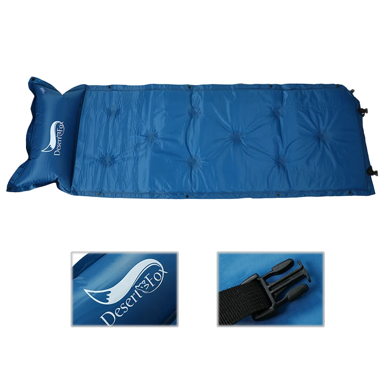 180x53x1cm Self Inflating Camping Roll Mat Sleeping Bed Inflatable Pillow Air Mattress Bag Pad Picnic Beach | Спорт и развлечения