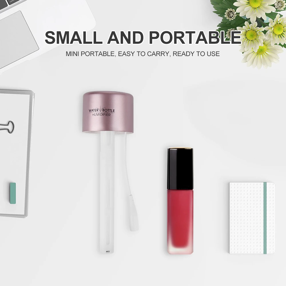Новый портативный увлажнитель воздуха с крышкой для бутылки Mini USB эфирным маслом