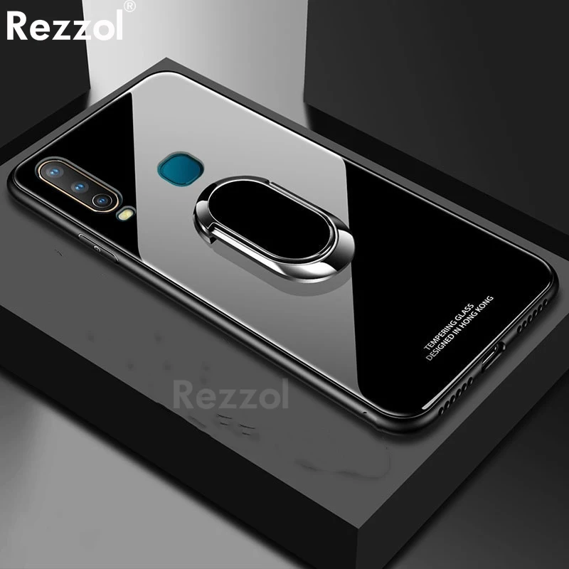 Чехол из закаленного стекла для VIVO Y19 Y17 Y15 Y12 U3 U3X жесткий стеклянный ЧЕХОЛ ДЛЯ