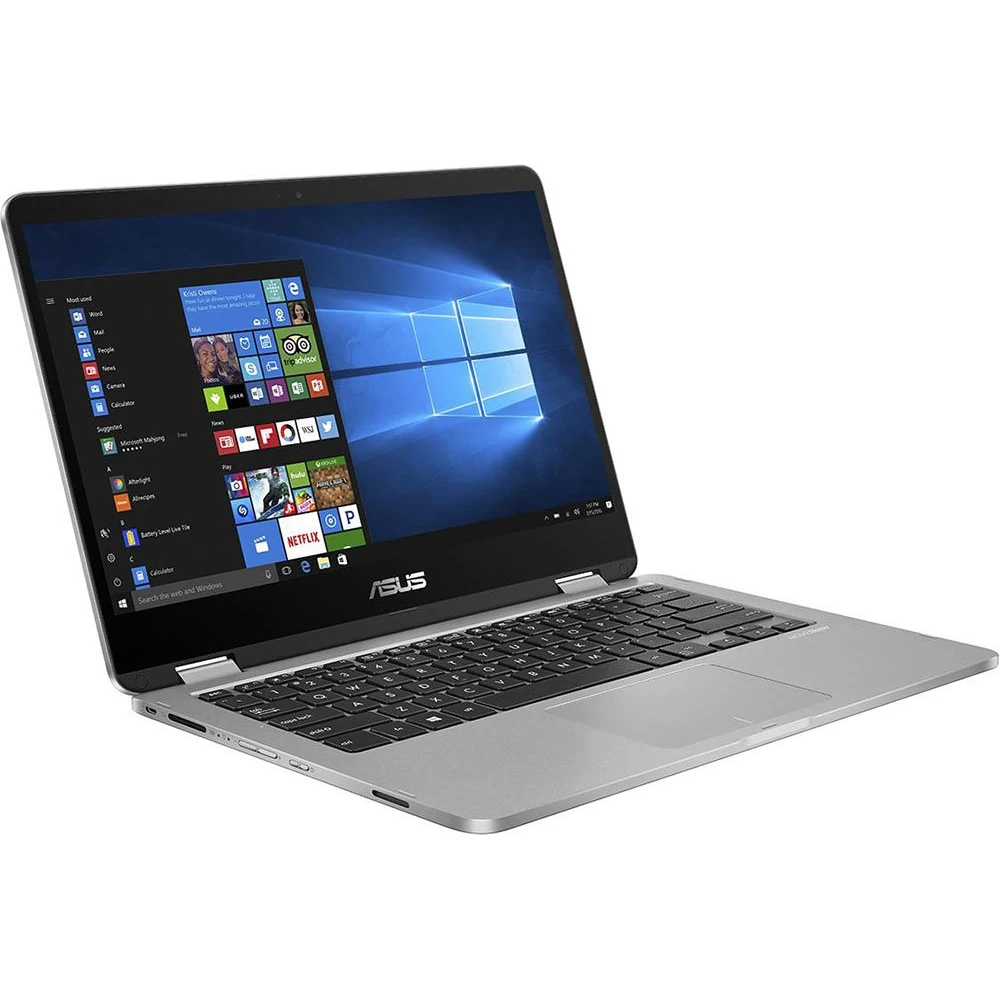 Ноутбук ASUS TP401CA-EC083T Intel Core M3 7Y30/4GB/128GB SSD/No ODD/14" Touch FHD IPS/Intel HD Graphics 615/Cam/Wi-Fi/Win10/Grey