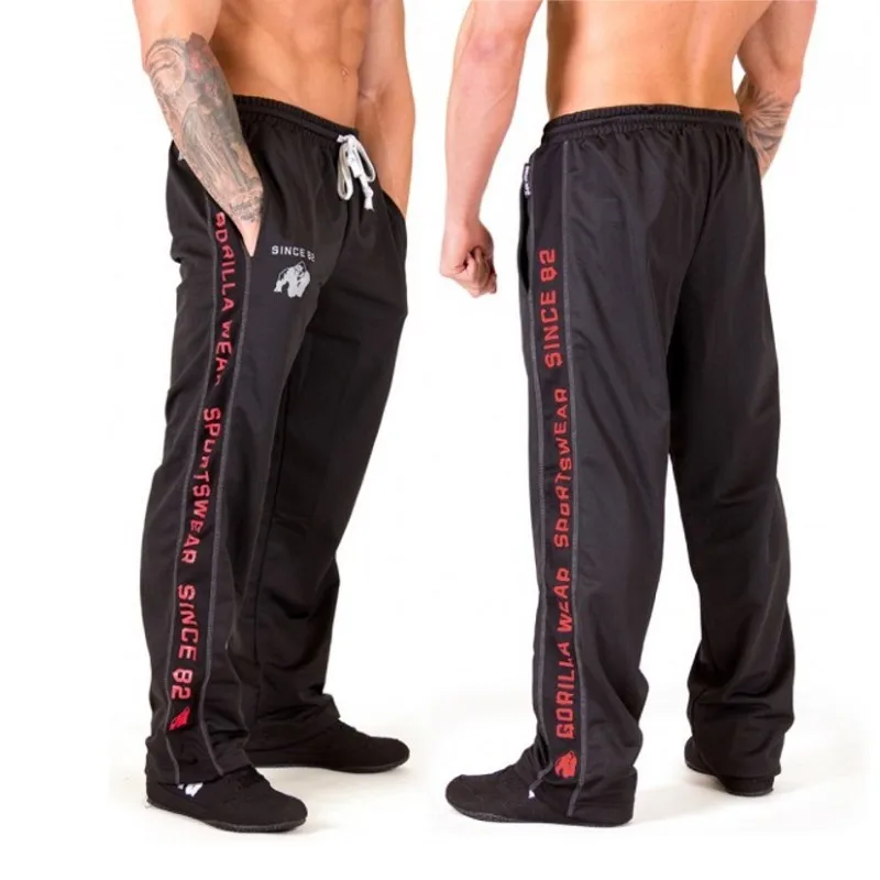 S Jogger Спортивные Штаны 2018 Новые Модные свободные штаны бегунов полосатые Мужская