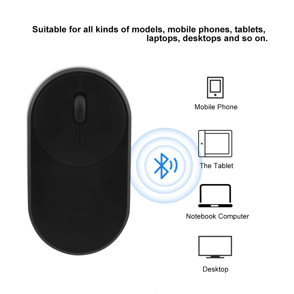 Мини Bluetooth+ Usb многомодовая беспроводная компьютерная мышь перезаряжаемая Бесшумная ПК Mause 3d портативная мышь для Xiaomi ноутбука Macbook