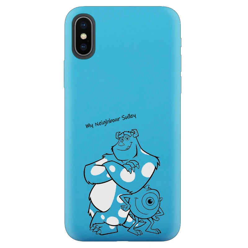 Чехол Toy Sulley Mike для samsung Galaxy Note 10 S10 S9 S8 S7 S6 Plus Lite edge Мягкий силиконовый чехол для телефона - Цвет: Monsterr 6 Blue