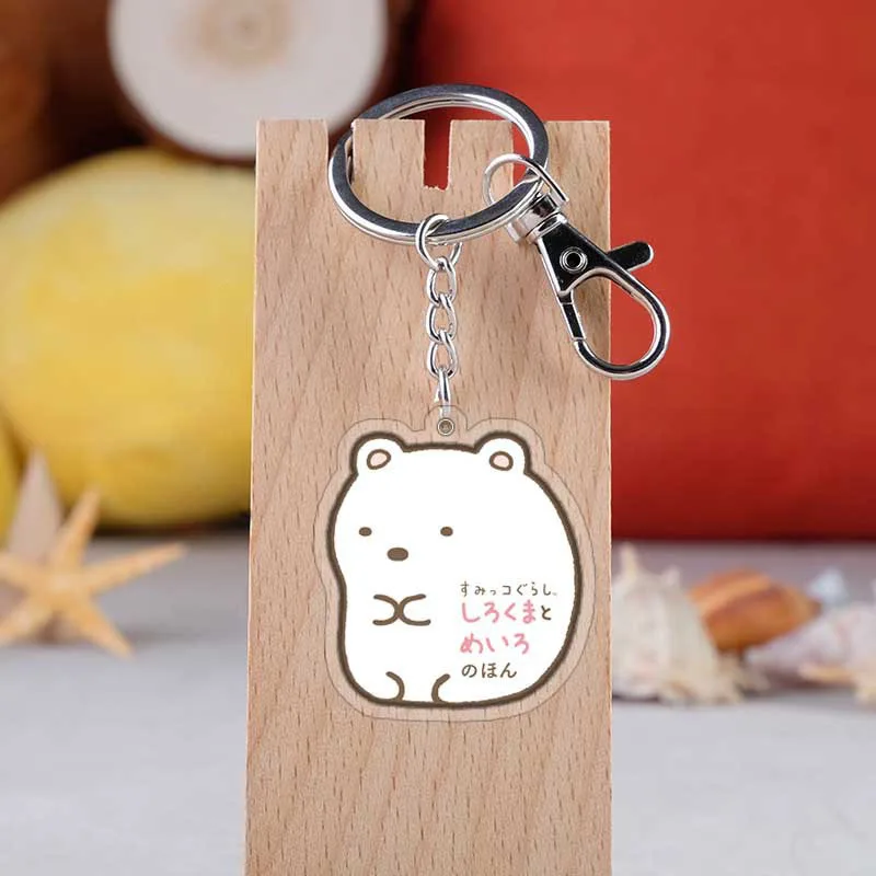 Sumikko Gurashi брелок с милым животным Sumikko Gurashi акриловый брелок с подвеской - Цвет: H17