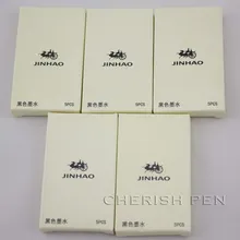 Чернильная ручка jinhao 25 шт/лот портативные чернильные картриджи