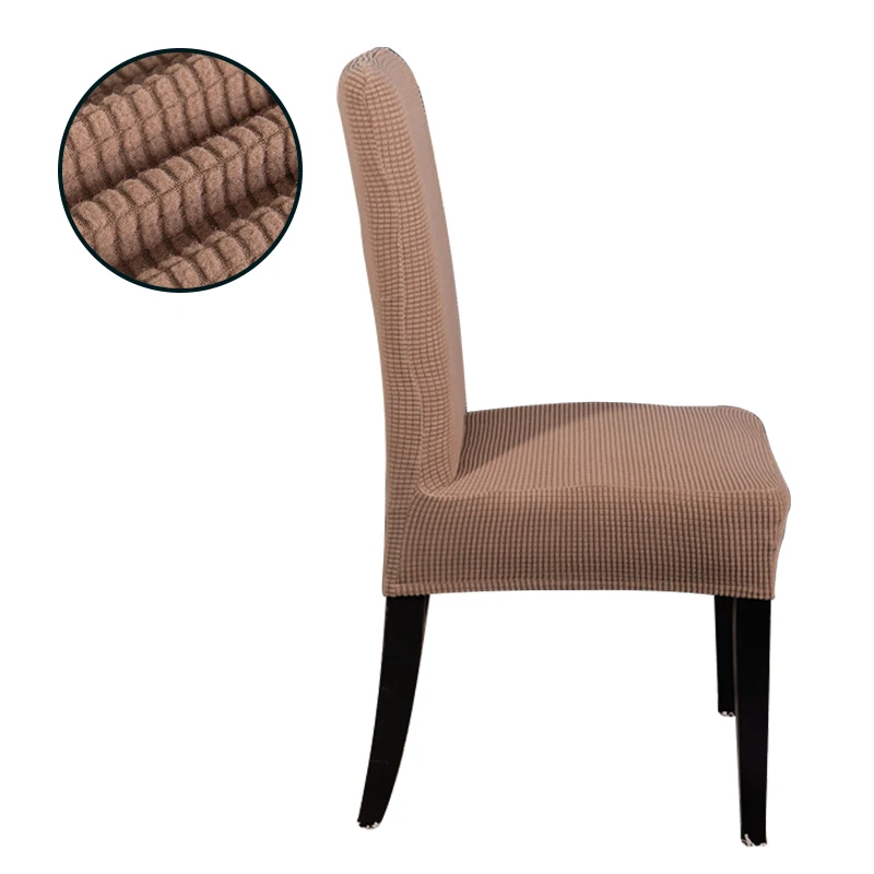Chiovenni Jacquard Thick Chair Covers Kitchen Dining Chair Cover Slipcovers for Wedding Hotel Banquet housse de chaise