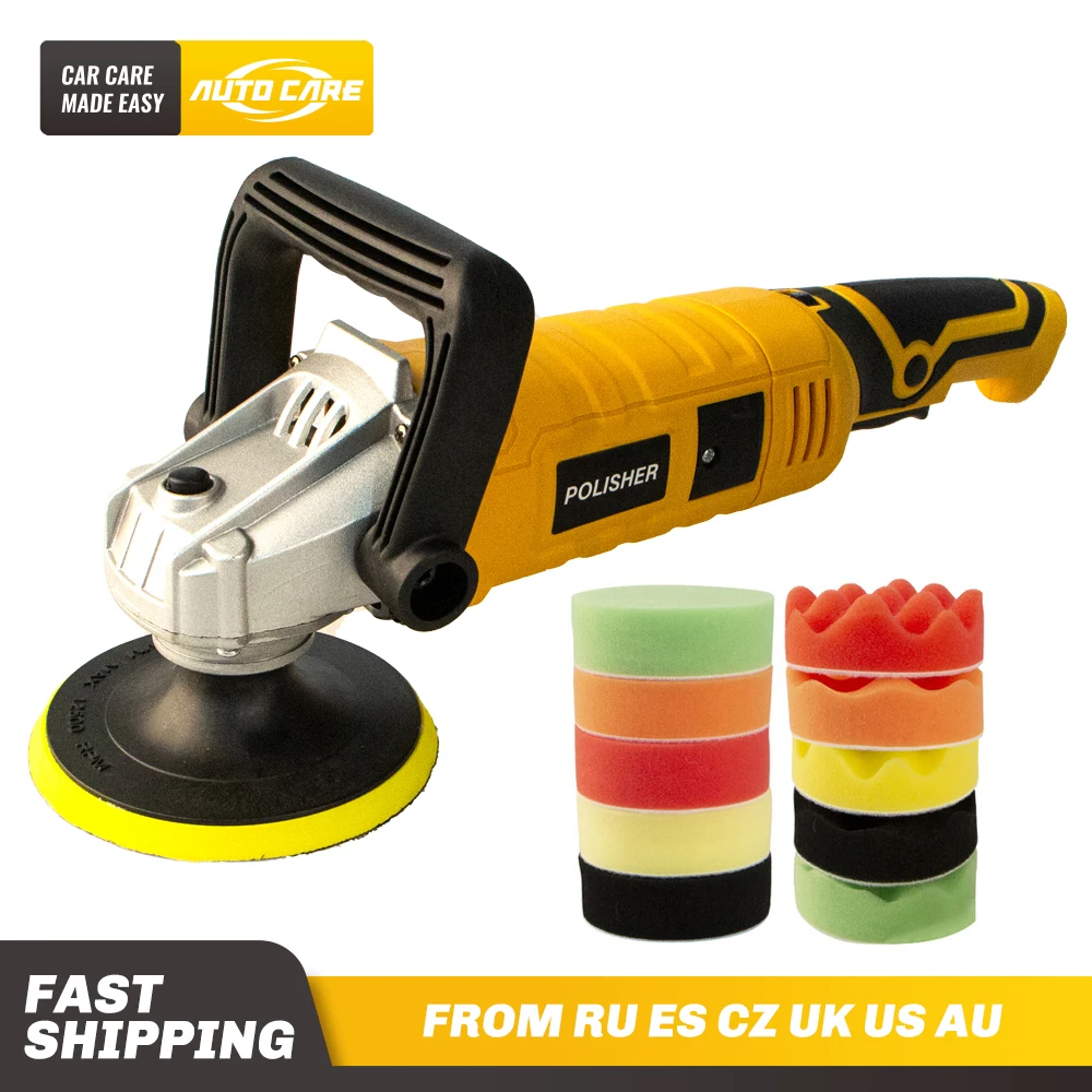

1200W 220V Electric Car Polishing Machine Auto Polisher Machine Adjustable Speed Waxing Powerful Furniture Tools Car Accessories
