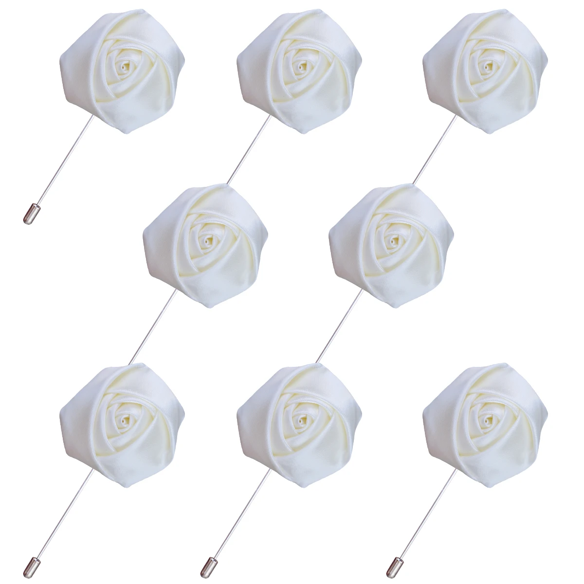 8pcs Promotional Men's Corsage Simple Korean Groom Suit Pins Handmade Business Party Wedding Dress Accessories XH0716 | Дом и сад