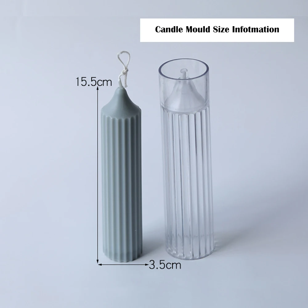 3d Long Pole Diy Candle Molds Plastic Pillar Candle Making Kit Large