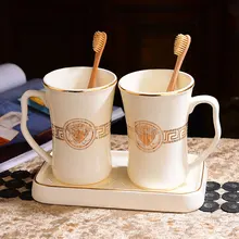 Зубная щетка, чашка, парная чашка, гостиничная щетка, керамическая чашка, парная чашка для рта, простая чашка для зубной щетки, аксессуары для ванной комнаты, чашка для влюбленных