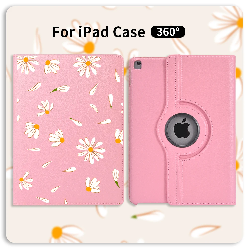Чехол-книжка из искусственной кожи с поворотом на 360 градусов для iPad 7-го