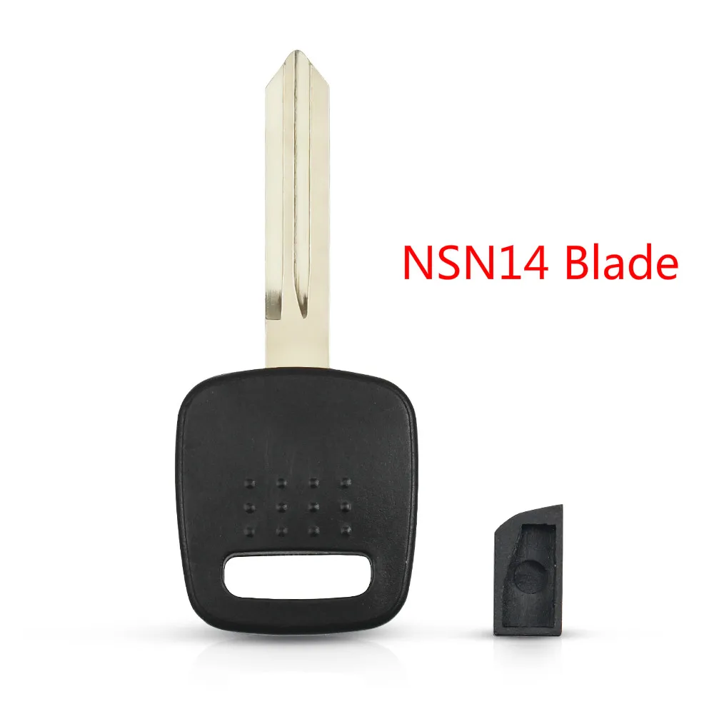 KEYYOU резервный транспондер брелок без чипа NSN14/NSN11 Uncut Blade, пригодный для Nissan A33/A32 чехол для ключей автомобиля