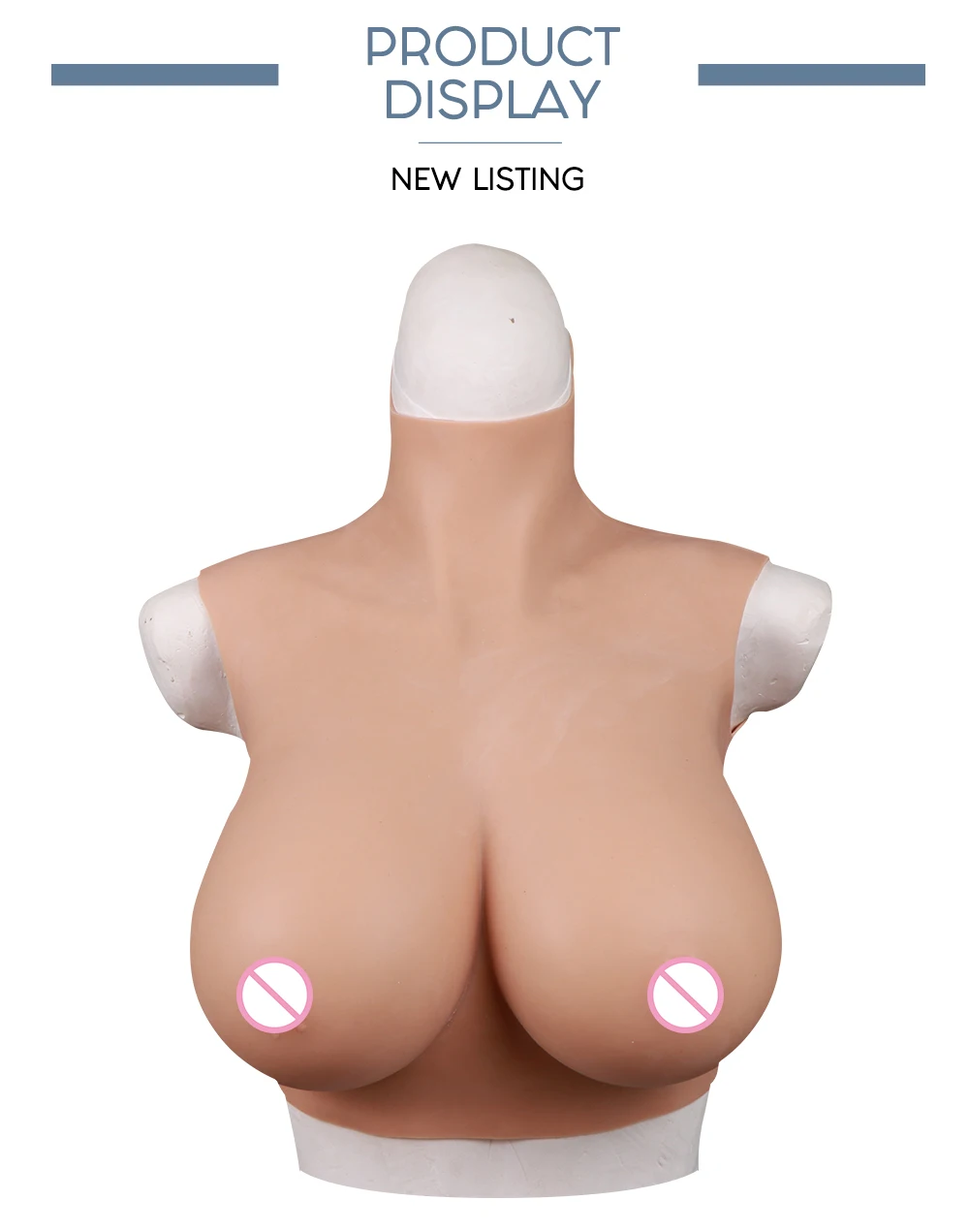 Realistic Silicone Breast Forms Fake Boobs Tits Meme Enhancer Crossdresser Transgender Drag Queen Shemale Crossdressing Bust (6)