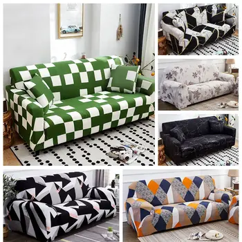 

Elastic Sofa Covers Living Room L Shape Couch Cover Stretch Sectional Sofa Protector Washable Furniture Slipcovers 1/2/3/4seats