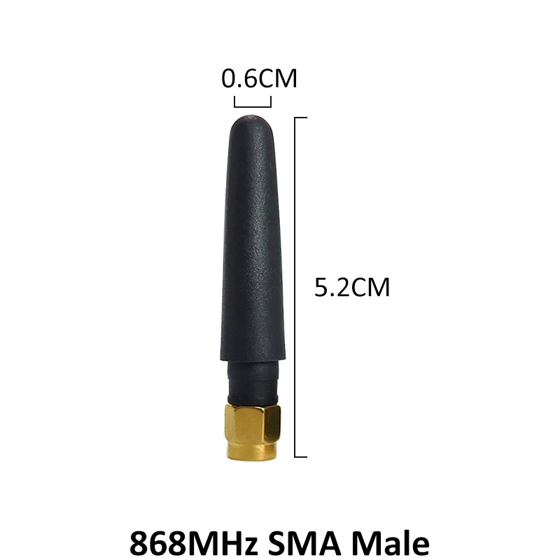 868 МГц 915 lora антенна 2 дБи SMA Штекерный разъем GSM Водонепроницаемая + 21 см коридор