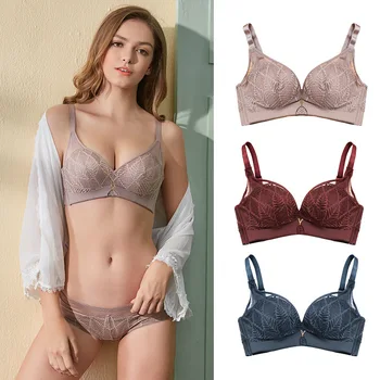 

Sexy Lingerie Push Up Bra Young Girls Lace Bras for Women's Bralette Crop Top BCD Underwear