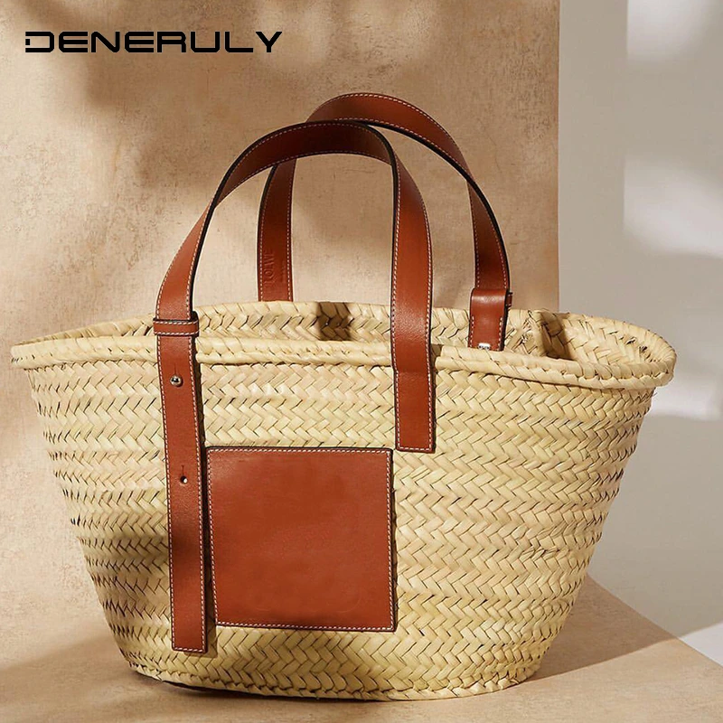 

High Quality Straw Bag Famous Brand Women Rattan Bag Bolsos De Paja Verano 2019 Bolso Paja Torebka Koszyk Sac Paille En Paille