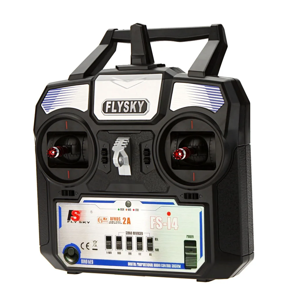 

for Flysky FS-i4 AFHDS 2A 2.4GHz 4CH Radio System Transmitter with FS-A6 Receiver for RC Airplane Quadcopter Helicopter Glider