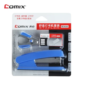 

Comix Desktop ManualPortable Stapler Set 24/6 Staples Paper Book Binding Binder Student Office Simple Stapler Binding Stationery