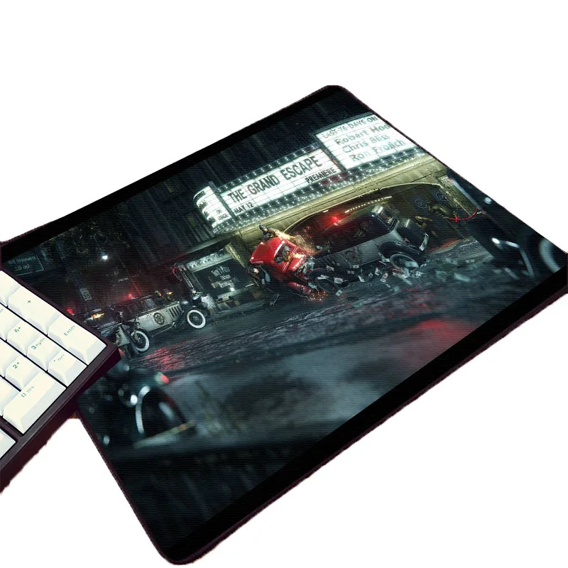 Congsipad Противоскользящий резиновый коврик для компьютерной игры серия мафии 2 стиль с узором коврик для мыши классный Мини ПК коврик для мыши ноутбука - Цвет: 220X180X2MM