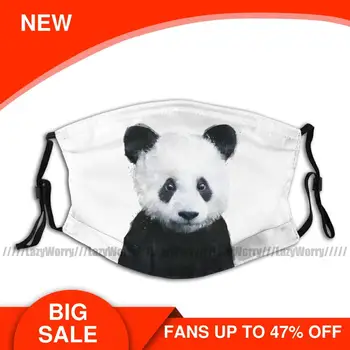 

Bear Mouth Face Mask Little Panda Facial Mask Lovely for Adult with Filters Fashion Mask