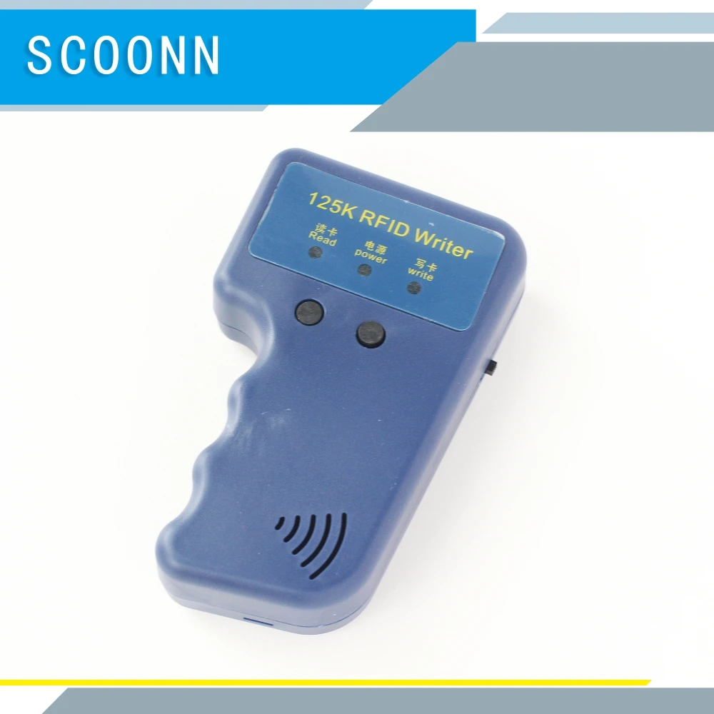 

125KHz RFID Readers/Writer/Copier/Duplicator Handheld ID Card Writer + 6pcs Writable ID Cards and 6pcs ID Tags