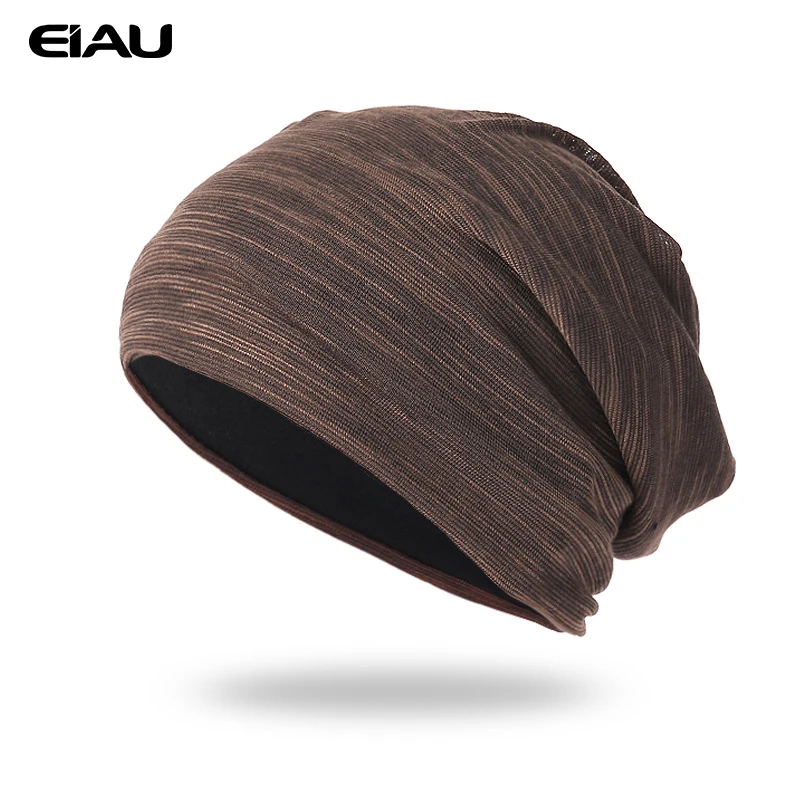 Вязаные хлопковые шапки унисекс Skullies Beanies для женщин; сезон весна-осень; теплая шапка для верховой езды; теплые шапки для мужчин; уличные шапочки