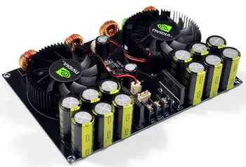 

NEW TDA8954 420W + 420W 2.0 Class D Digital Power Amplifier Board (Fan Cooling) AC12.5V to AC26V Amplifier Board