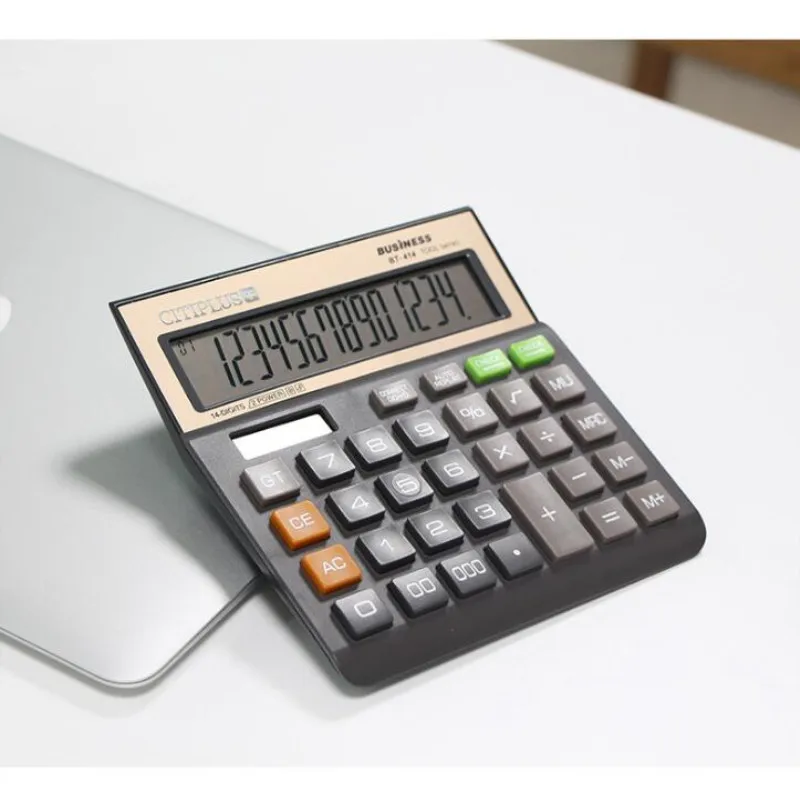 New 414 calculator dual power 112 step calculators 14 digit display calculator for Corporate Office Individual 1 New 414 calculator dual power 112 step calculators 14 digit display calculator for Corporate Office Individual 4