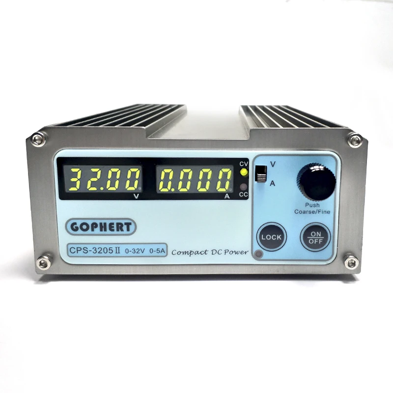 CPS 3205II мини Регулируемый импульсный источник питания постоянного тока 32 В 5A Высокая точность 4 цифровой регулятор дисплея лабораторные источники питания