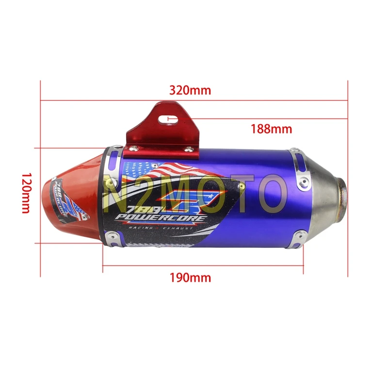 Мотокросс Эндуро выхлопная труба полная система для Honda CRF150F CRF230F 2003- внедорожный грязный велосипед полный Глушитель Трубы