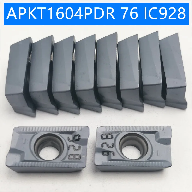 

50PCS APKT1604PDR 76 IC928 APKT 1604 Carbide Insert Turning Tool Turning Milling Cutter CNC Cutting Tool Slot Cutting