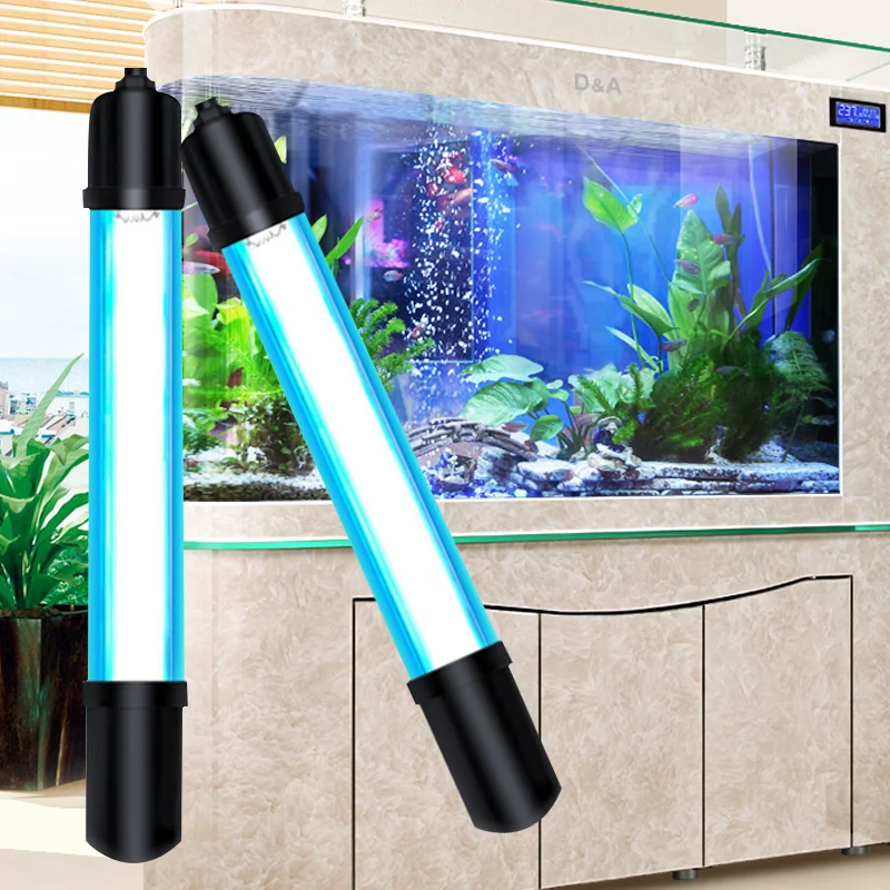 

Portable Aquarium Disinfection UV Lamp Home Living Room LED Ultraviolet Sterilization Germicidal Bacterial Disinfect UVC Lights