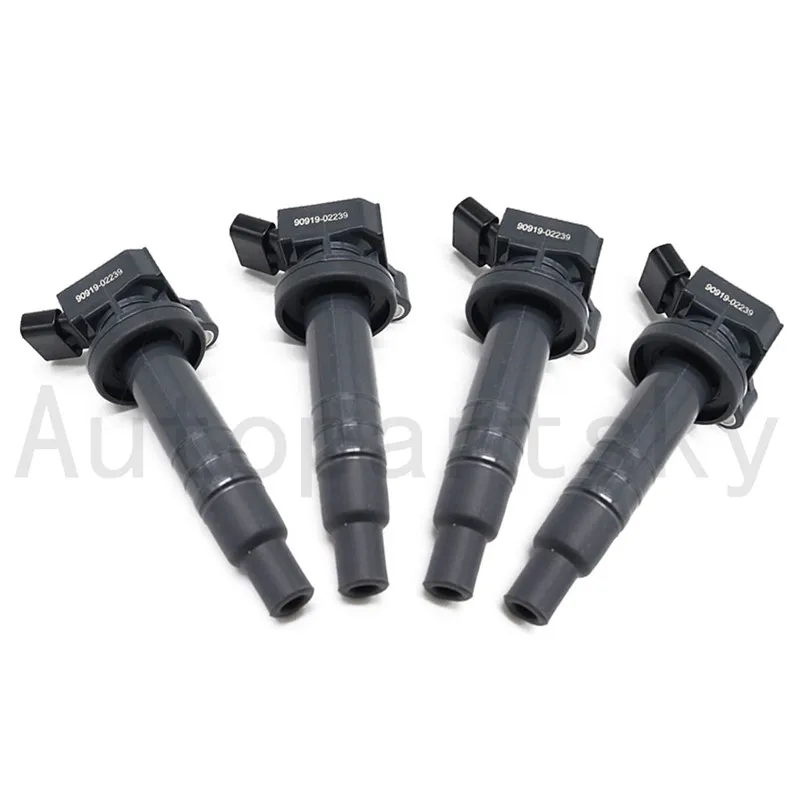 4PCS UF-247 катушки зажигания для Toyota Celica, corolla матрица MR2 1,8 90919 02239 9091902239 автомобильные катушки 90919-02239 90919-02262 - Цвет: 4PCS