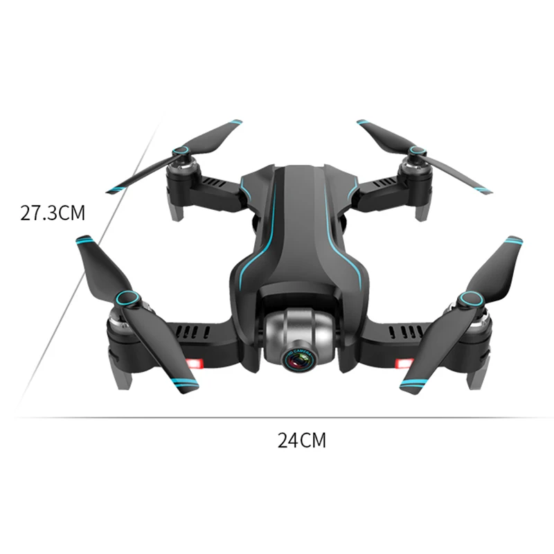 2,4G 1080P двойная камера RC Дрон Квадрокоптер Интеллектуальный складной летательный аппарат BM88