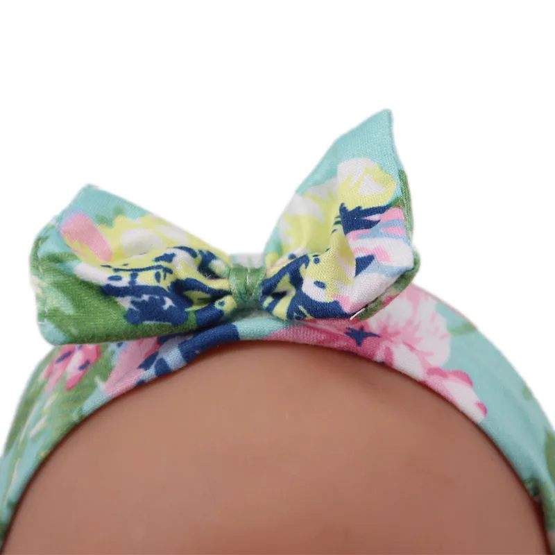 LUCKDOLL цветочный модный купальник подходит 18 дюймов Американский 43cmBabyDoll одежда аксессуары, игрушки для девочек, поколение, подарок на день рождения