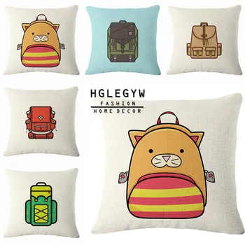 

Cotton Linen Pillowcase 18" Pillow HOME Throw Office BagHome Covers Home For Case School Textile HGLEGYW Pillow Printed