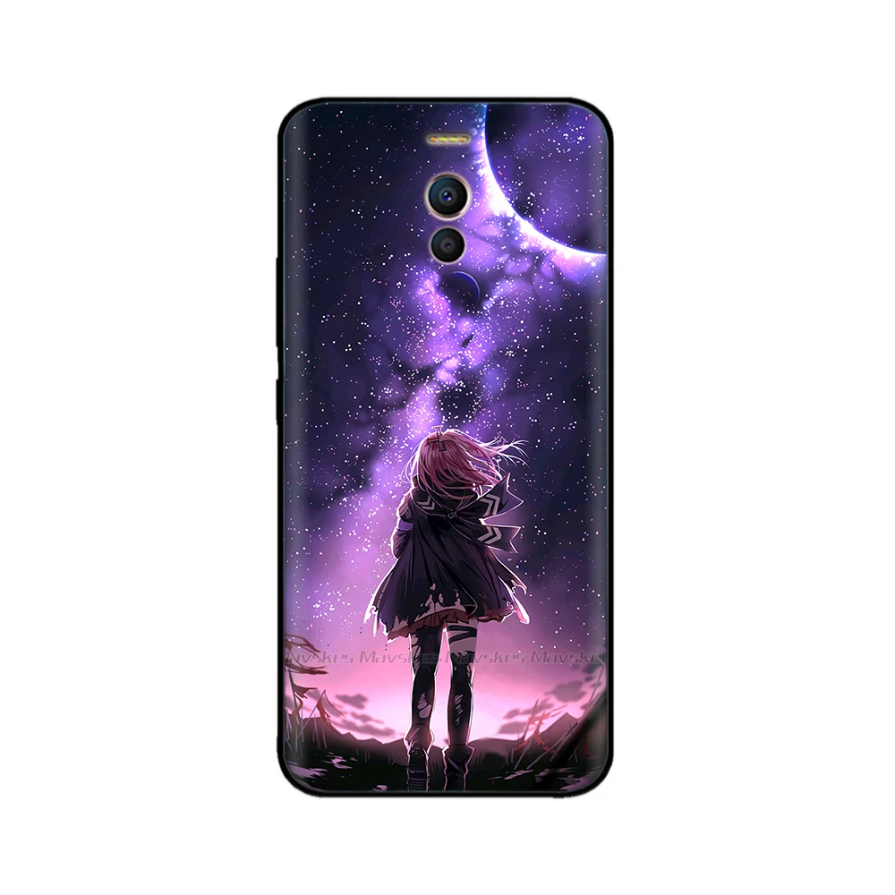 meizu cover Phone Case for Meizu M6 Note Case M721H Silicon Tpu Cover for Meizu M6 Note M 6 note Case Protective Printed Back Cover Bumper cases for meizu black Cases For Meizu