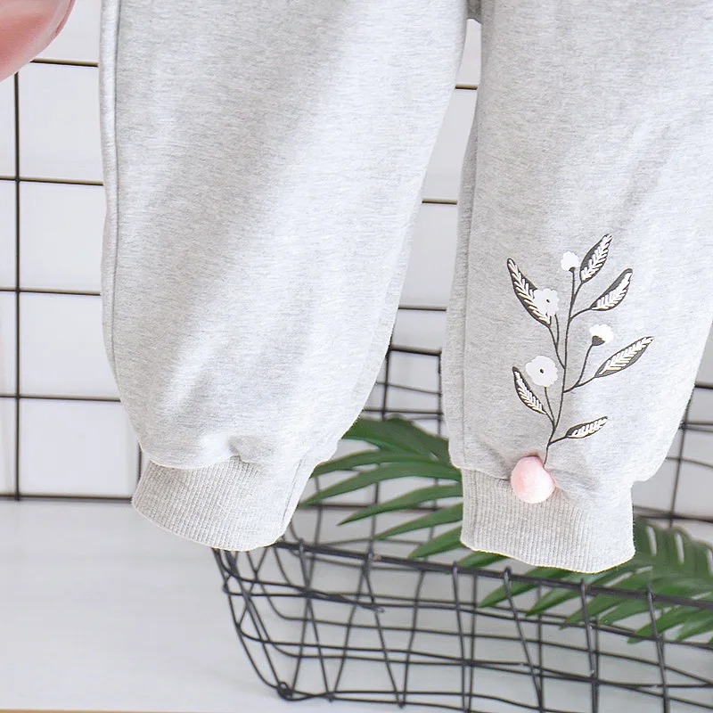 best Baby Clothing Set 0-4 years old baby girl clothes spring and autumn pure cotton suit girl flower home clothing baby girl leisure two-piece suit Baby Clothing Set for girl
